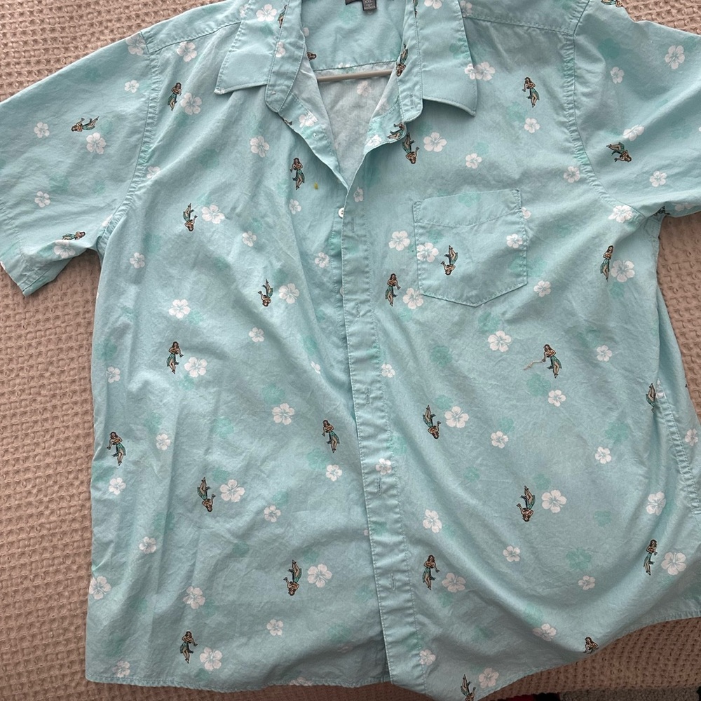 Saddlebred Blue Casual Button Down Shirt